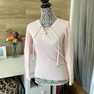 Michael Kors lace up long sleeve